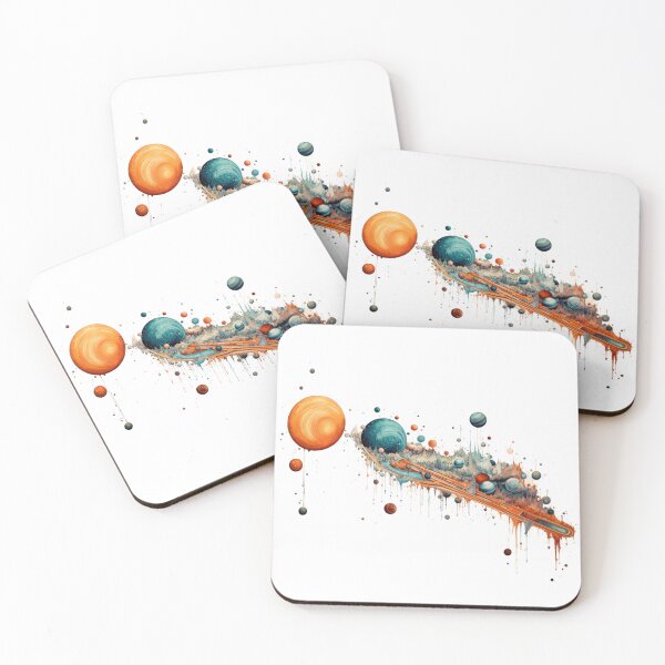 Item preview, Retro Planets Being Born designed and sold by aurahealing.