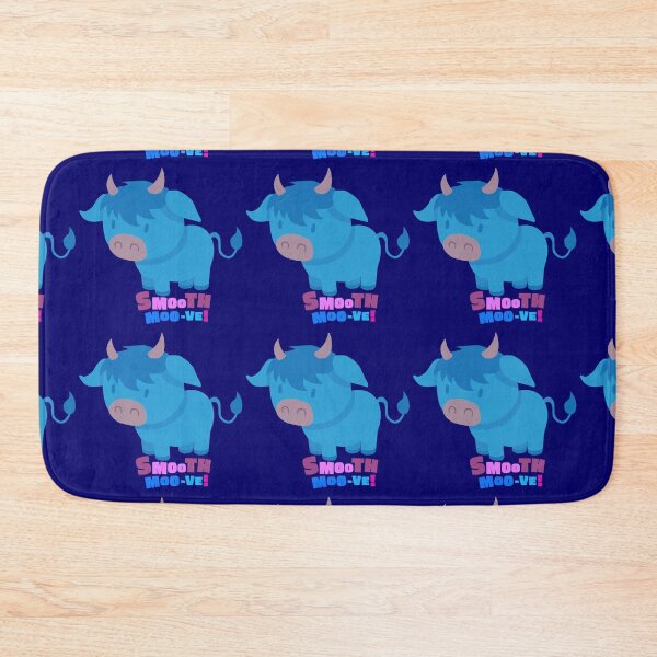 Item preview, Smooth Blue Cow designed and sold by DynamiteSticker.