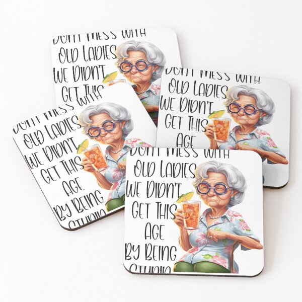Item preview, Funny Old Lady Dont Mess with Age Tea designed and sold by 24gap.