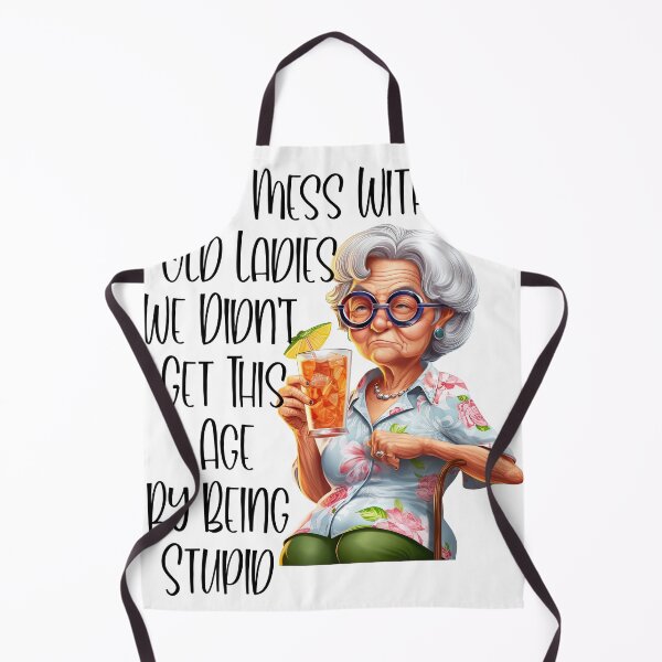 Item preview, Funny Old Lady Dont Mess with Age Tea designed and sold by 24gap.