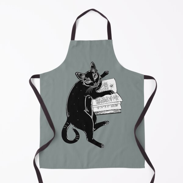 Item preview, Smart black cat reading the magic book designed and sold by hjfqbojtics70.