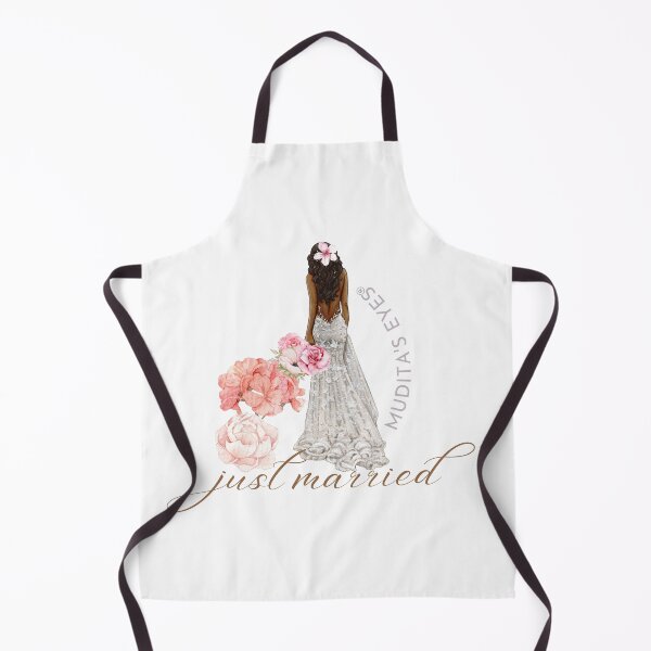 Item preview,  Floral  "Just married"  Wedding Day Wishes & Proposal Bride Sticker designed and sold by MuditasEyes.