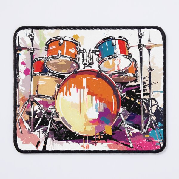 Item preview, Abstract Drummer Drumming Drum Kit designed and sold by RGartdesign.