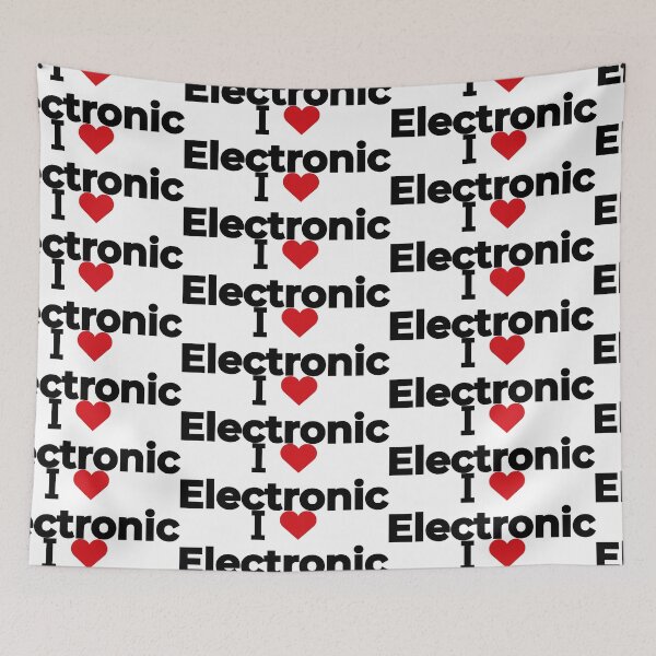 Artikelvorschau, Ich liebe Electronic entworfen und verkauft von Moyanana.