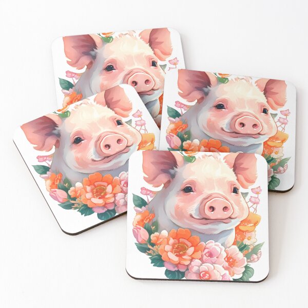 Item preview, Adorable Pigs - Celebrating the Charm and Playfulness of Piggy Companions designed and sold by DimHel2.