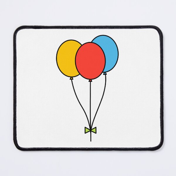 Item preview, Colorful Balloons yellow red blue designed and sold by micarto.