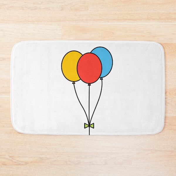 Item preview, Colorful Balloons yellow red blue designed and sold by micarto.