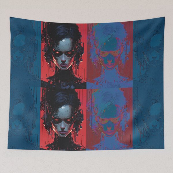 Item preview, "Cybergirl in a dystopian world." designed and sold by Dream-Way.