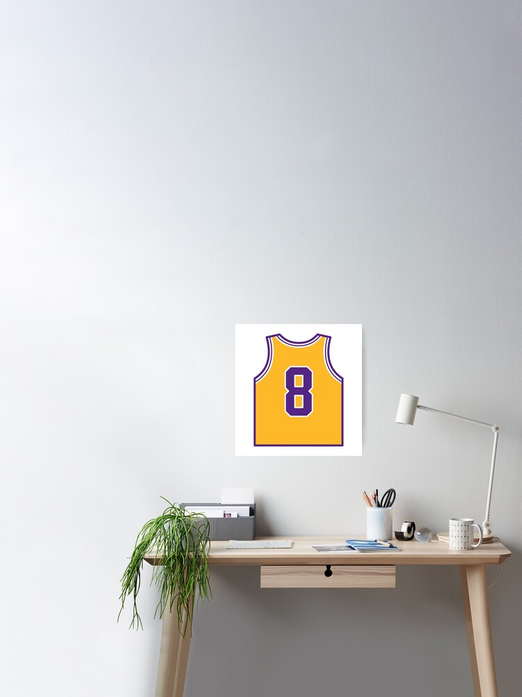 8 basketball jersey Art Print for Sale by Tarroi