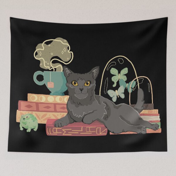 Item preview, Cozy Witch Library designed and sold by dorkaheart.