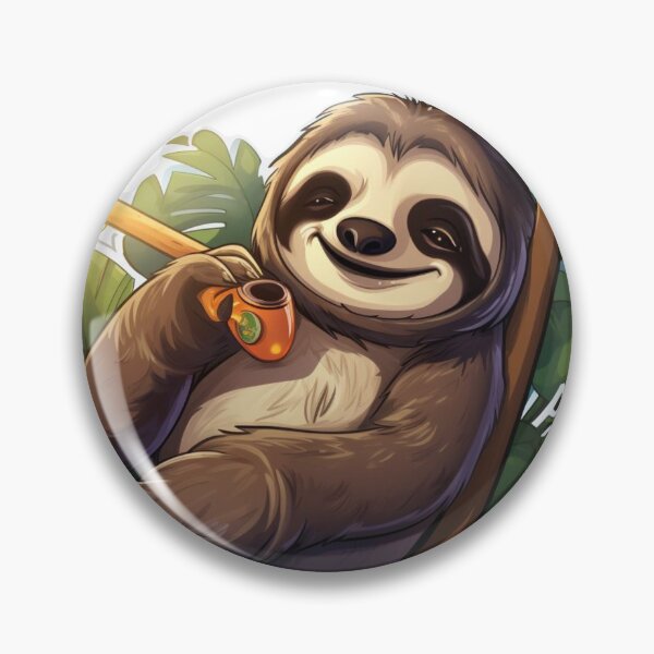 Item preview, Intoxicated Sloth #1 (Intoxicated Animals) designed and sold by GoatedStickerCo.