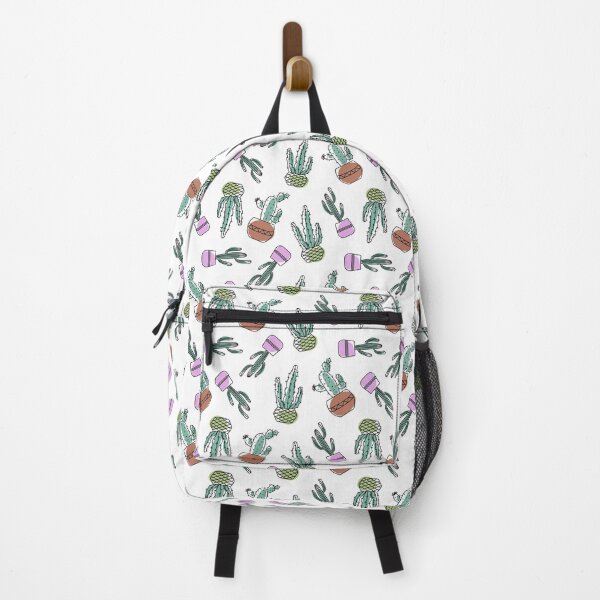 Item preview,  seamless pattern with cactuses in a pot designed and sold by WonderworkLI.