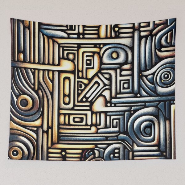 Item preview, Metallic Zentangle designed and sold by Donkey's Salad.