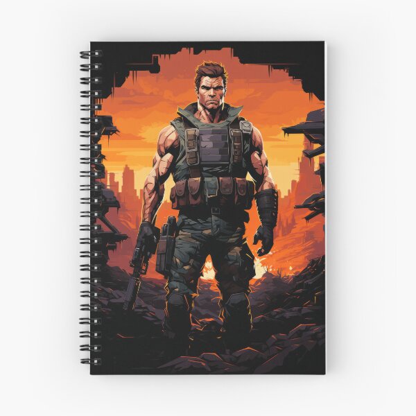Item preview, Strength and Courage - Muscular Commando in Colorful 2D Graphics designed and sold by Piotrek0001.