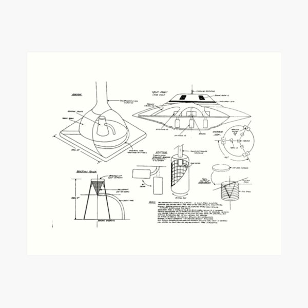Artikel-Vorschau von UFO-Diagramm des Sportmodells, designt und verkauft von Imperfect Organism.