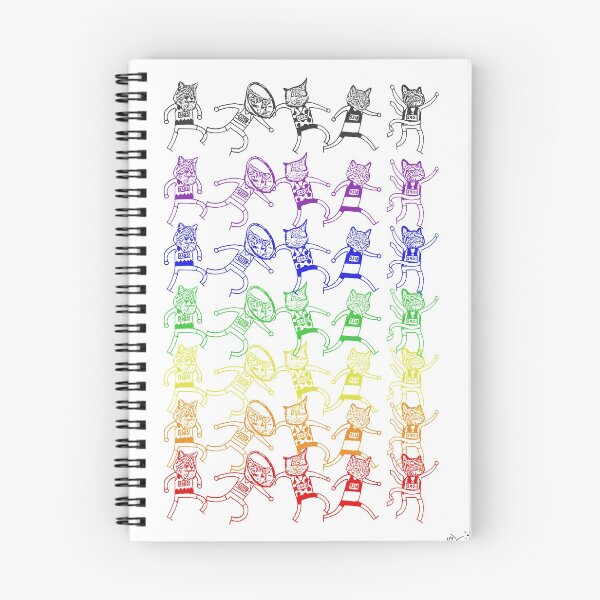 Item preview, Meowlympic Rainbow designed and sold by evilflea.