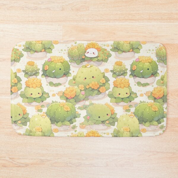 Item preview, Green Cactus Kawaii Pretty Cactusses designed and sold by 18tokwa.