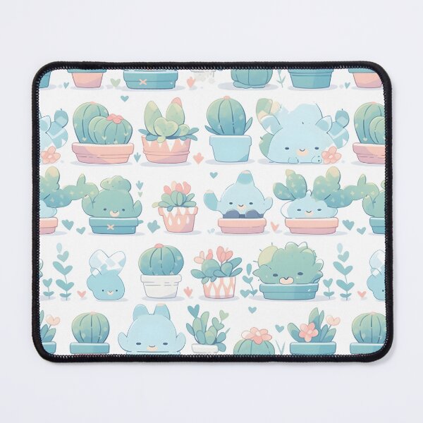 Item preview, Blue Happy Cactus Kawaii Pretty Cactusses designed and sold by 18tokwa.