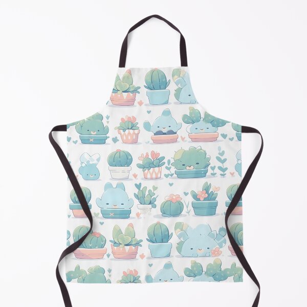 Item preview, Blue Happy Cactus Kawaii Pretty Cactusses designed and sold by 18tokwa.