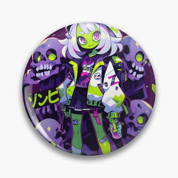 Item preview, Zombie Girl Senpai, Zombie Sempai designed and sold by TheeDigitalDen.