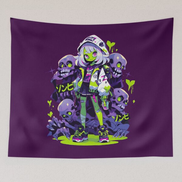 Item preview, Zombie Girl Senpai, Zombie Sempai designed and sold by TheeDigitalDen.