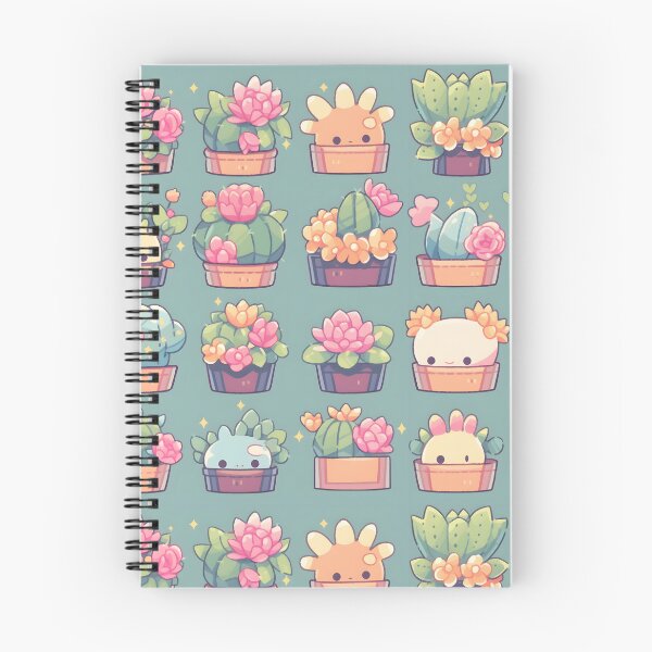 Item preview, Happy Cactus Kawaii Pretty Cactusses Pattern designed and sold by 18tokwa.
