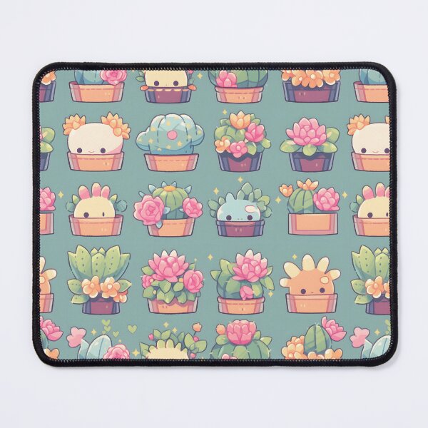 Item preview, Happy Cactus Kawaii Pretty Cactusses Pattern designed and sold by 18tokwa.