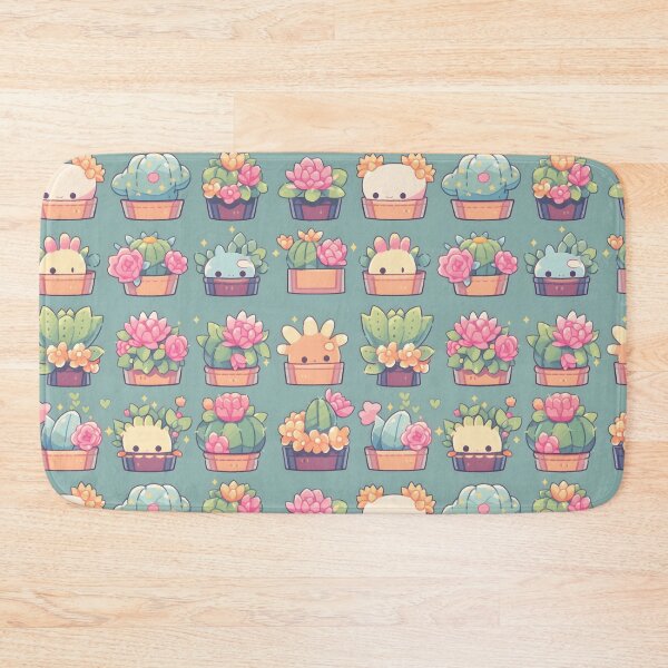 Item preview, Happy Cactus Kawaii Pretty Cactusses Pattern designed and sold by 18tokwa.