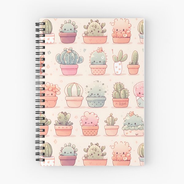 Item preview, Happy Bright Warm Cactus Kawaii Pretty Cactusses Pattern designed and sold by 18tokwa.