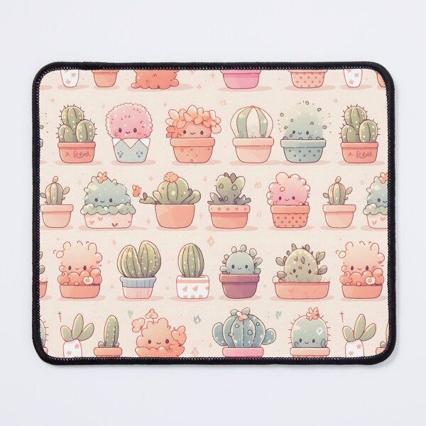 Item preview, Happy Bright Warm Cactus Kawaii Pretty Cactusses Pattern designed and sold by 18tokwa.