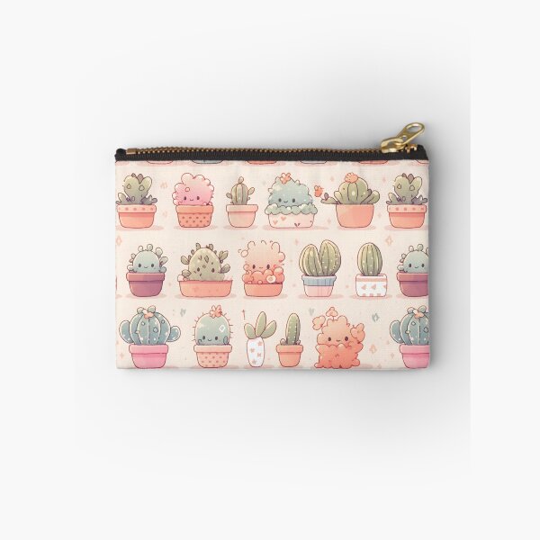 Artikelvorschau, Happy Bright Warm Cactus Kawaii Pretty Cactusses Pattern entworfen und verkauft von 18tokwa.