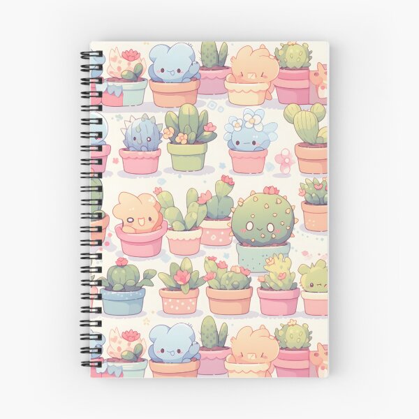 Item preview, Club Of Happy Cactus Kawaii Pretty Cactusses Pattern designed and sold by 18tokwa.