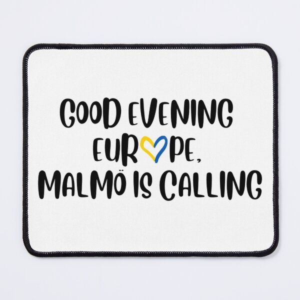 Item preview, Eurovision 2024 - "Good Evening Europe, Malmö is Calling" design  designed and sold by Mimifsud.