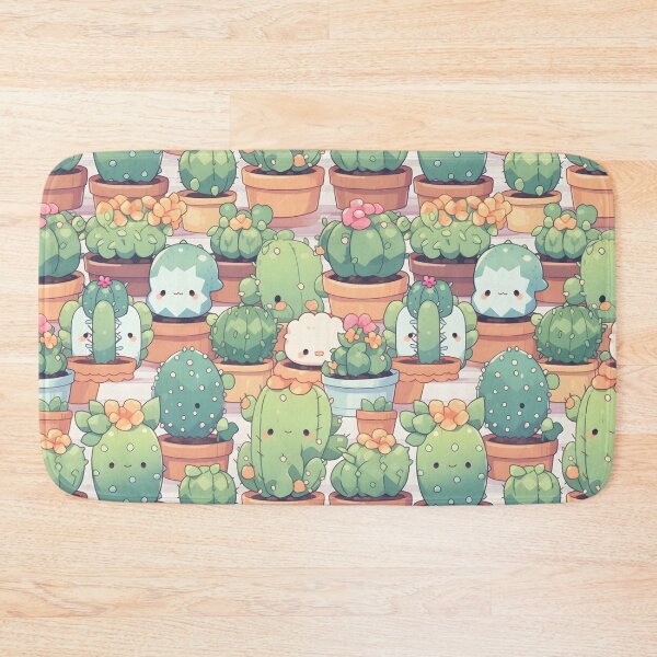 Item preview, Happy Cute Cactus Kawaii Pretty Cactusses Design designed and sold by 18tokwa.
