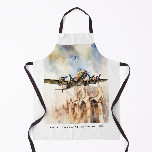 Item preview, B-17 Flying Fortress RAF WWII Bomber Vintage Art Print designed and sold by PicTechNowArt.