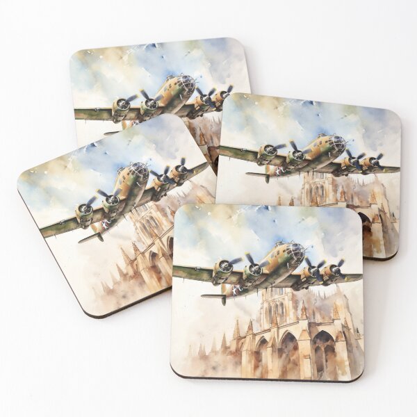 Item preview, B-17 Flying Fortress RAF WWII Bomber Vintage Art Print designed and sold by PicTechNowArt.