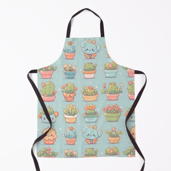 Item preview, Happy Cute Cactus Kawaii Pretty Cactusses Pattern designed and sold by 18tokwa.