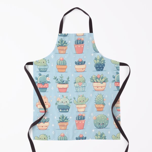 Item preview, Blue Theme Of Cactus Kawaii Pretty Cactusses Pattern designed and sold by 18tokwa.