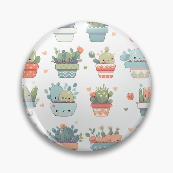 Item preview, Cute Adorable Cactus Kawaii Pretty Cactusses Pattern designed and sold by 18tokwa.