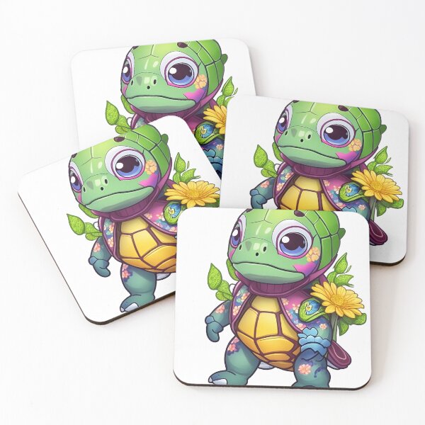 Artikelvorschau, kleine blumige Schildkröte entworfen und verkauft von Mo-rx.