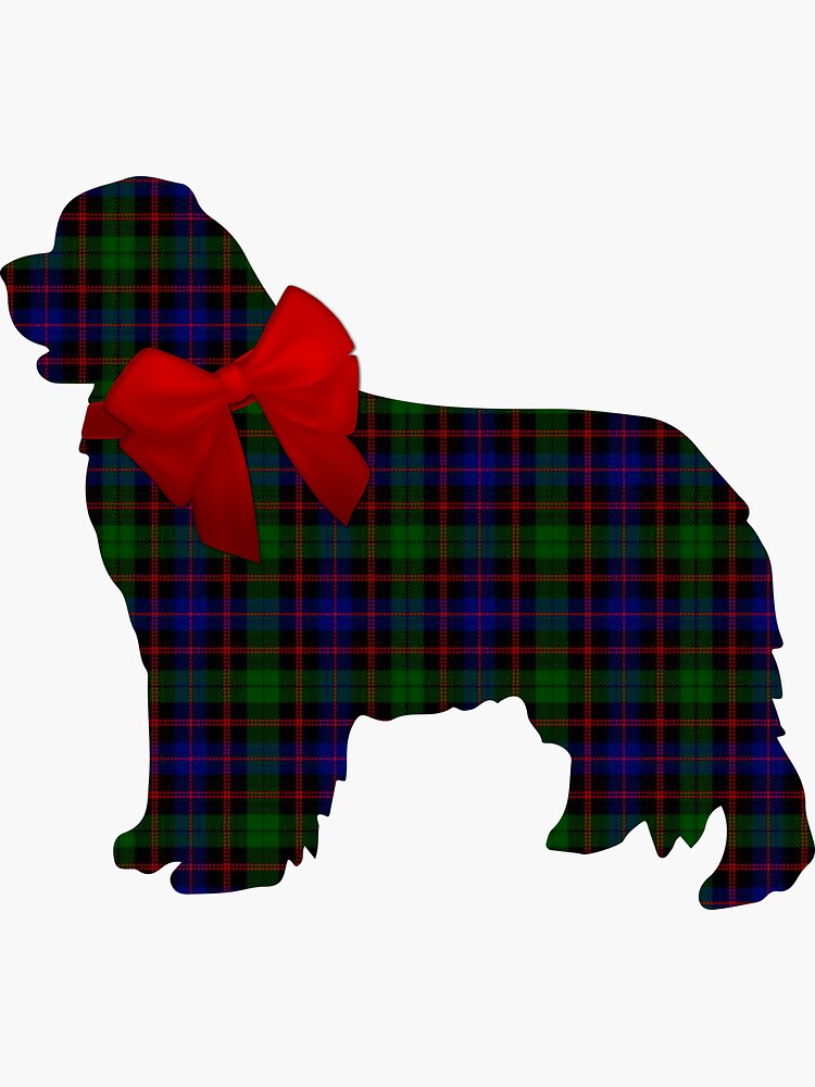 Scottish Newfoundland Dog with Morrison Plaid by itsmechris