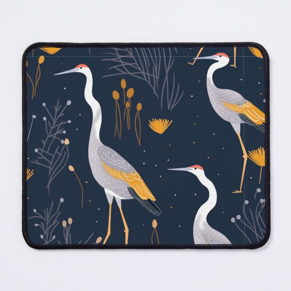 Item preview, Three Asian Pacific Cranes Digital Pattern designed and sold by zolarche.