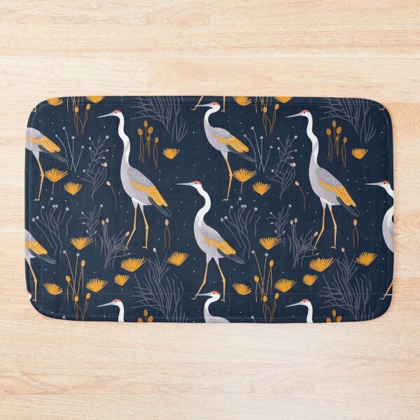 Item preview, Three Asian Pacific Cranes Digital Pattern designed and sold by zolarche.