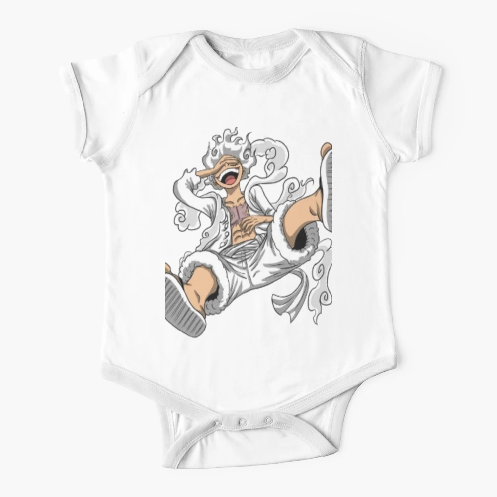 Luffy Gear 5 Short Sleeve Baby One-Piece for Sale