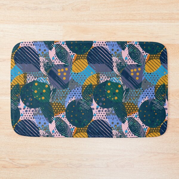 Item preview, Polka dots nature elements dark colors designed and sold by Alessandro Remo Mazzoni Remotextiles.