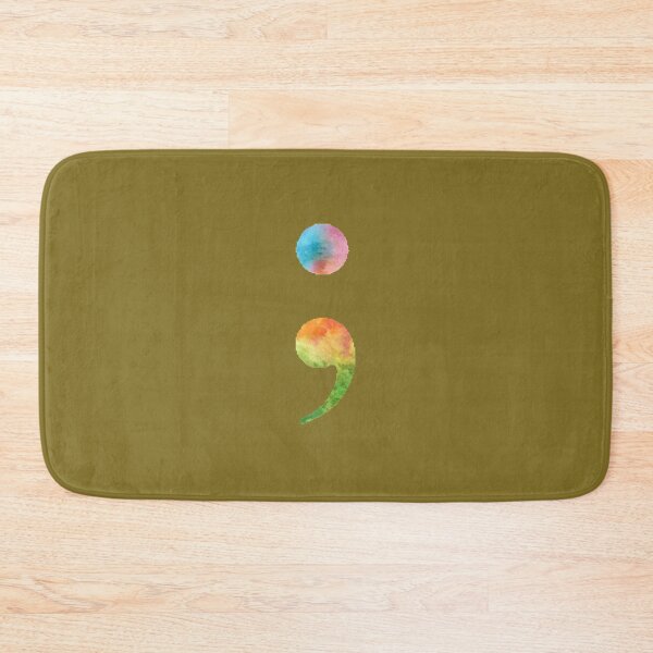 Item preview, Semicolon - Rainbow Watercolor 	 designed and sold by ltaljswqvp46.