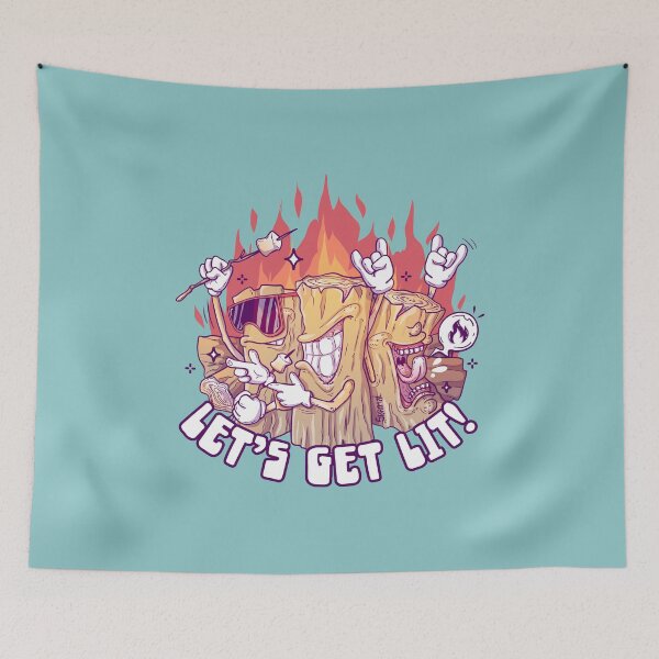 Item preview, Let's Get Lit! Lit logs campfire designed and sold by SPIRIMAL.