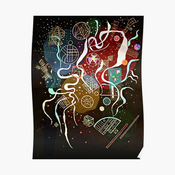 Kandinsky - Mouvement I, art abstrait Poster