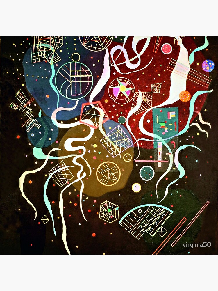 Kandinsky - Movement I, abstract art by virginia50