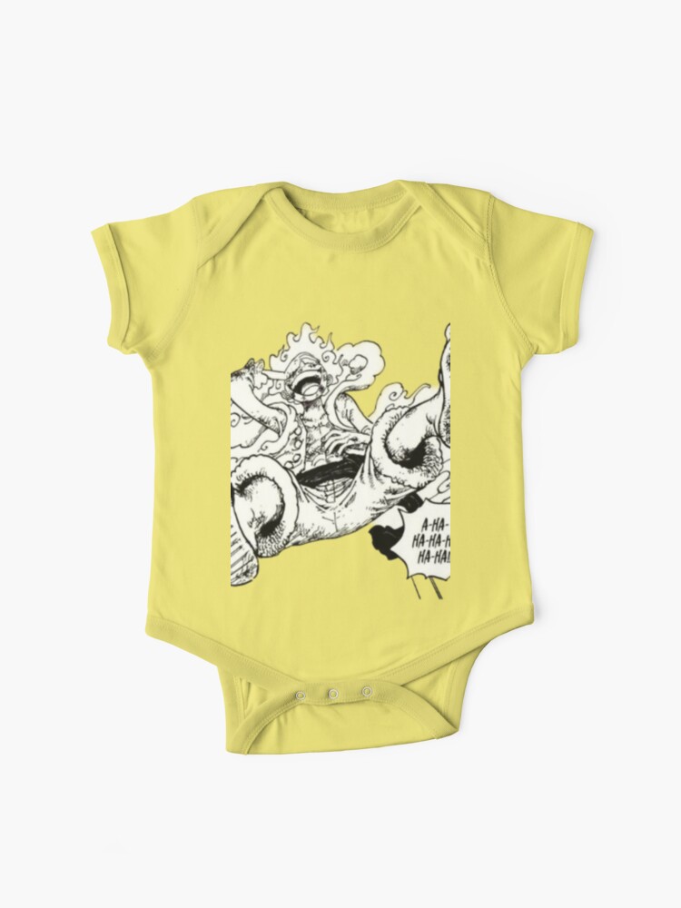 Luffy Gear 5 Short Sleeve Baby One-Piece for Sale